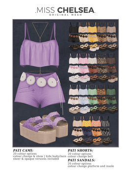 Second Life Marketplace - .miss chelsea. Pati Shorts Nude